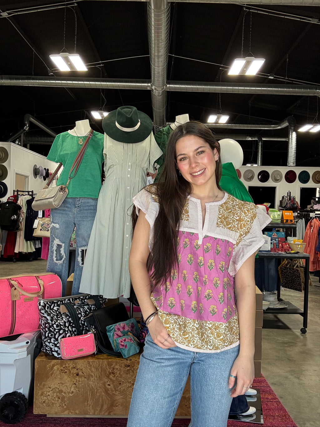 Camille Mauve Top
