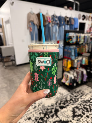 Merry Mistletoe Iced Cup Coolie Medium