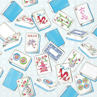 Mahjong Tile Paper Cocktail Napkins