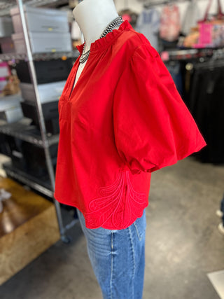 Fiesta Bubble Blouse