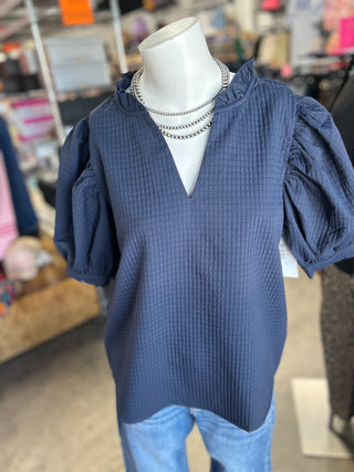 Lily’s Ruffle V-Neck Top