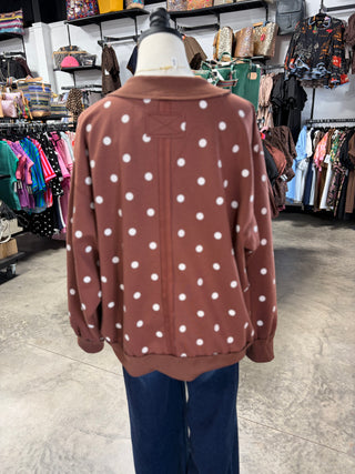 Cozy Polka Dot Pullover