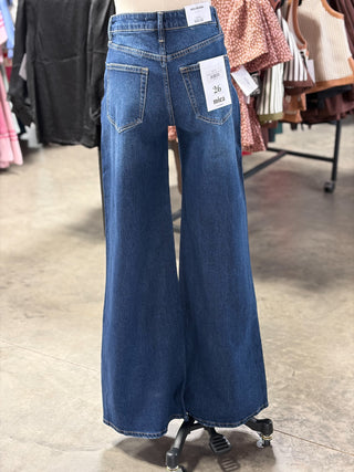 Mid Rise Vintage Wide Leg