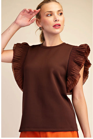 Tulle Knit Top