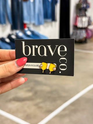 Pickleball Pearl Earrings