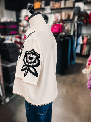 Kait Embroidered Top