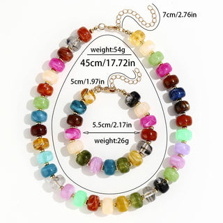 Barrel Bead Necklace