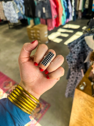 Rectangle Ball Stacker Ring