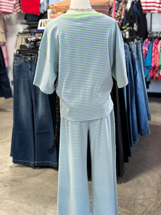 Striped Knit Set