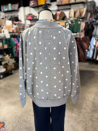 Cozy Polka Dot Pullover
