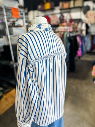 Jaylene’s Floral and Striped Top