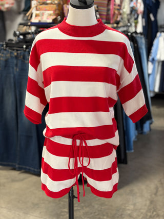 Gameday Stripe Sweater Set