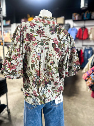 Aggie’s Floral Top