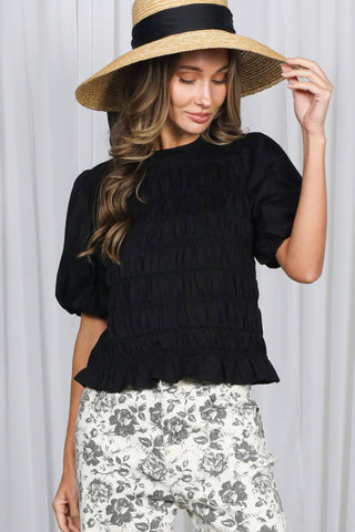 Aspen's Smocked Top