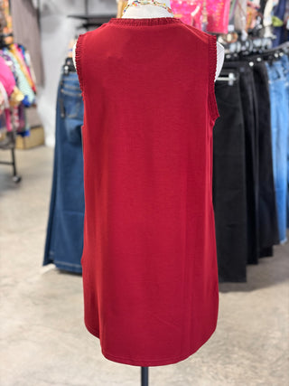Ruffled Tank Dress