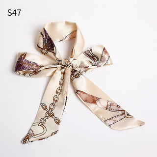 Abstract Skinny Scarf