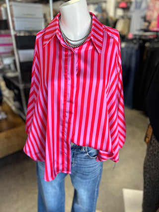 Chrissy’s Button Front Oversized Shirt