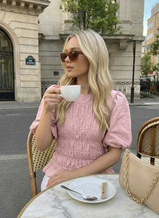 Aspen's Smocked Top