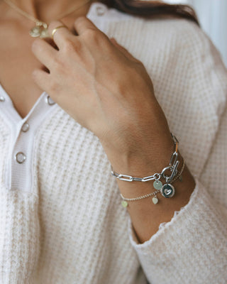 Keepsake Chain Bracelet | Charm Bracelet Gold & Silver 