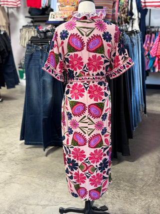 Leanne's western floral dress