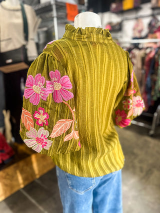 Cutesy Embroidered Top