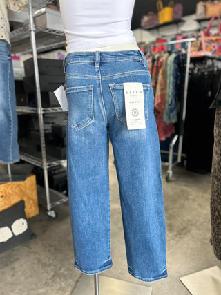 Slouchy Cropped Barrel Jeans