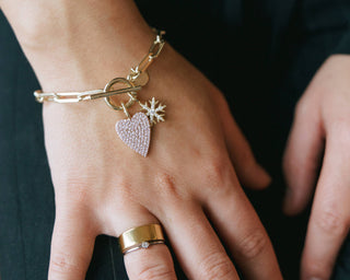 Keepsake Chain Bracelet | Charm Bracelet Gold & Silver 
