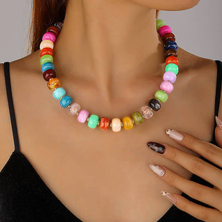 Barrel Bead Necklace