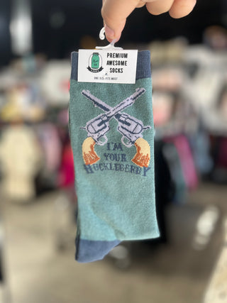 Im Your Huckleberry Socks