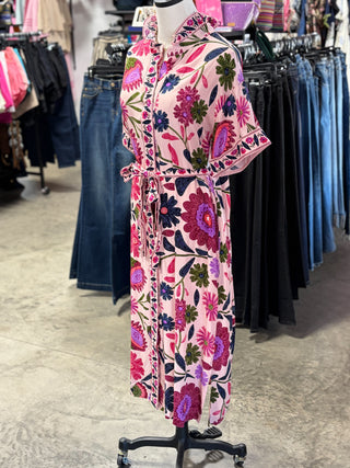 Leanne's western floral dress
