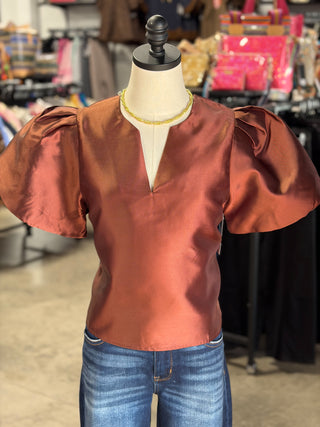 Sadie's Puff Sleeve Top