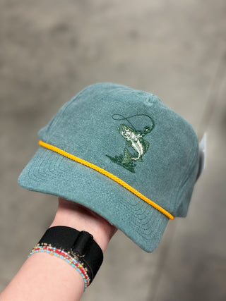 Cowboy Riding A Fish Cap