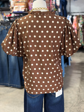 Amanda's Polka Dot Top