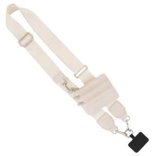 Clip & Go Phone Lanyard with Pouch - Neutral Collection
