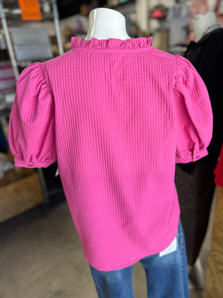 Lily’s Ruffle V-Neck Top