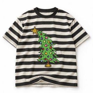 Striped Christmas Tree Tee