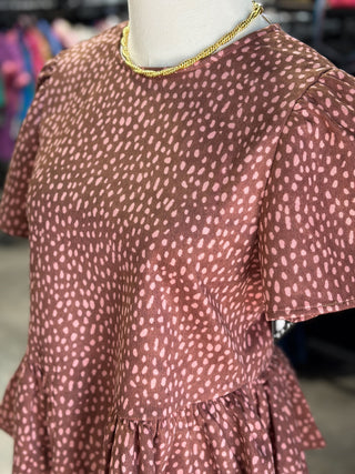 Hannah's Ruffle Hem Top