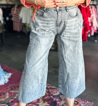 June’s Wide Leg Washed Pant