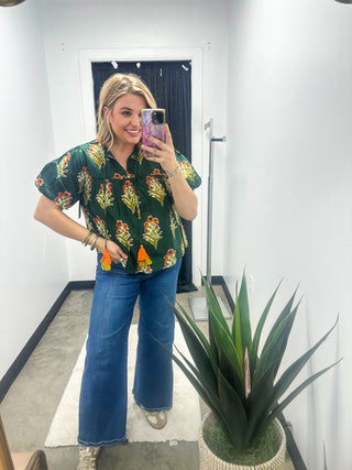 Nance Puff Sleeve Top