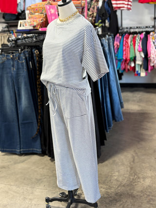 Striped Knit Set