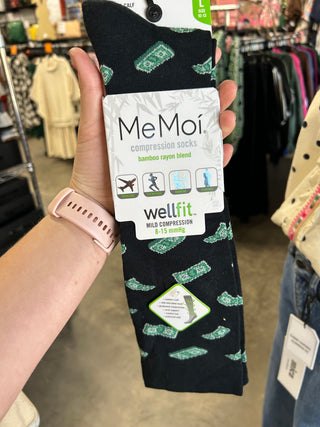 Compression Socks Black Money