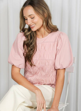 Aspen's Smocked Top