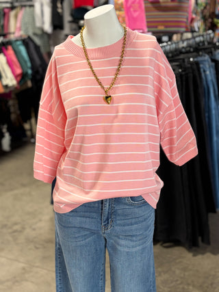 See You Later Oversized Knit Tee