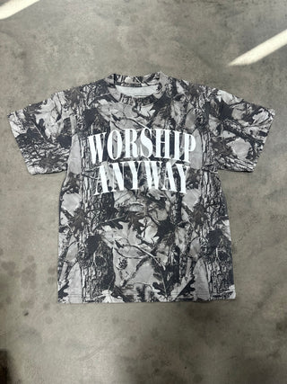 Worship Anyway Camo Shirt