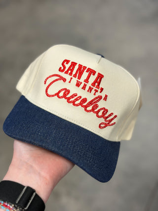 Santa, I Want A Cowboy Cap