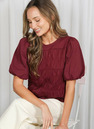 Aspen's Smocked Top