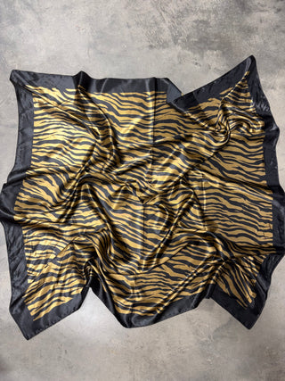 Gold Zebra Scarf