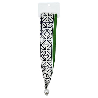 PRINT SCARF NECKLACE, BNSS 360