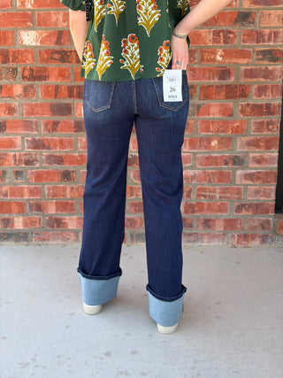Miley Wide Leg With Cuffed Hem