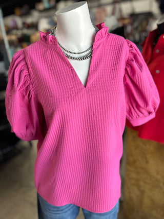 Lily’s Ruffle V-Neck Top